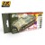 AK INTERACTIVE AFV SERIES SPANISH CIVIL WAR COLORS 1936/39 SET COD.AK4190